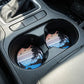 Tropical Sunset Sailing 2 Pack Neoprene Car Coaster Set