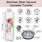 20 oz Skulls & Black Roses Apothecary Hocus Pocus Sublimation Tumbler - Imperfect