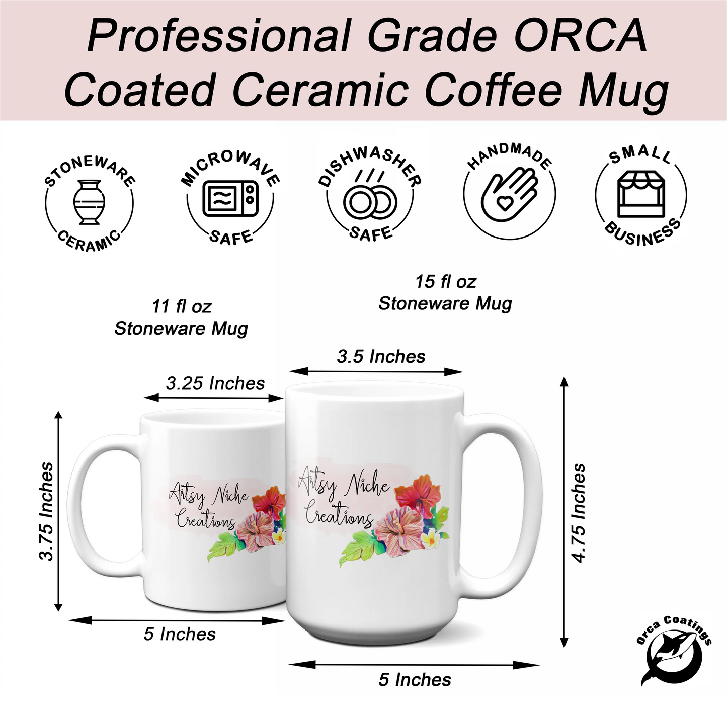 She believed She Could But She Was Really Tired So She Didn't ORCA Coated Dishwasher Safe Coffee Mug