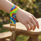 Colorful Tie-Dye Keychain Wristlet