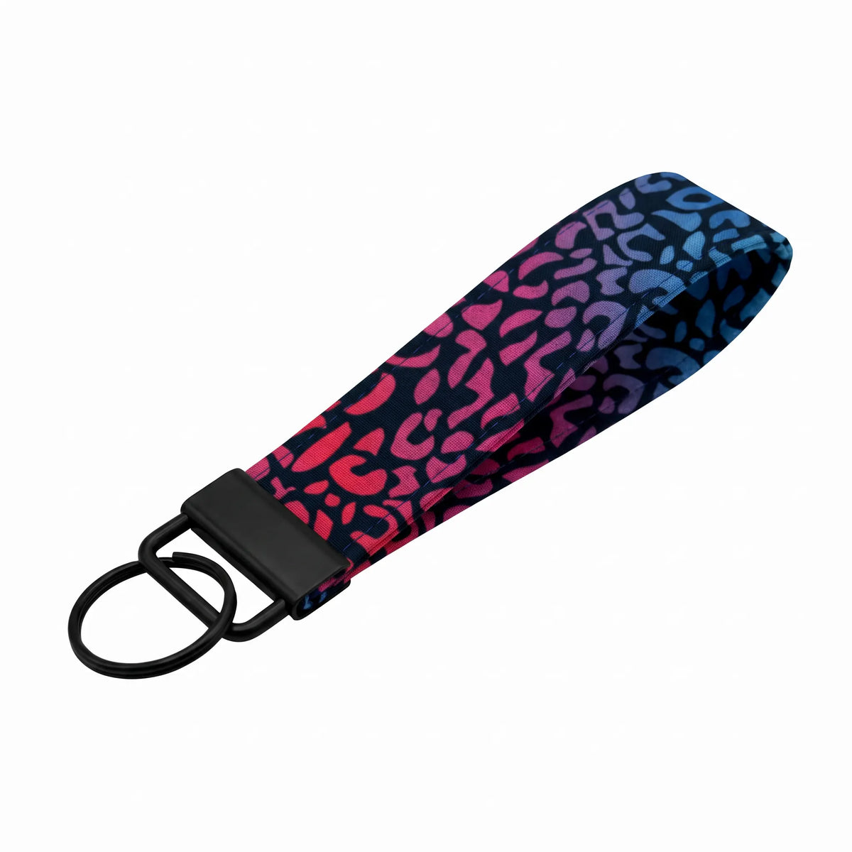 Rainbow Leopard Keychain Wristlet