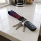 Rainbow Leopard Keychain Wristlet
