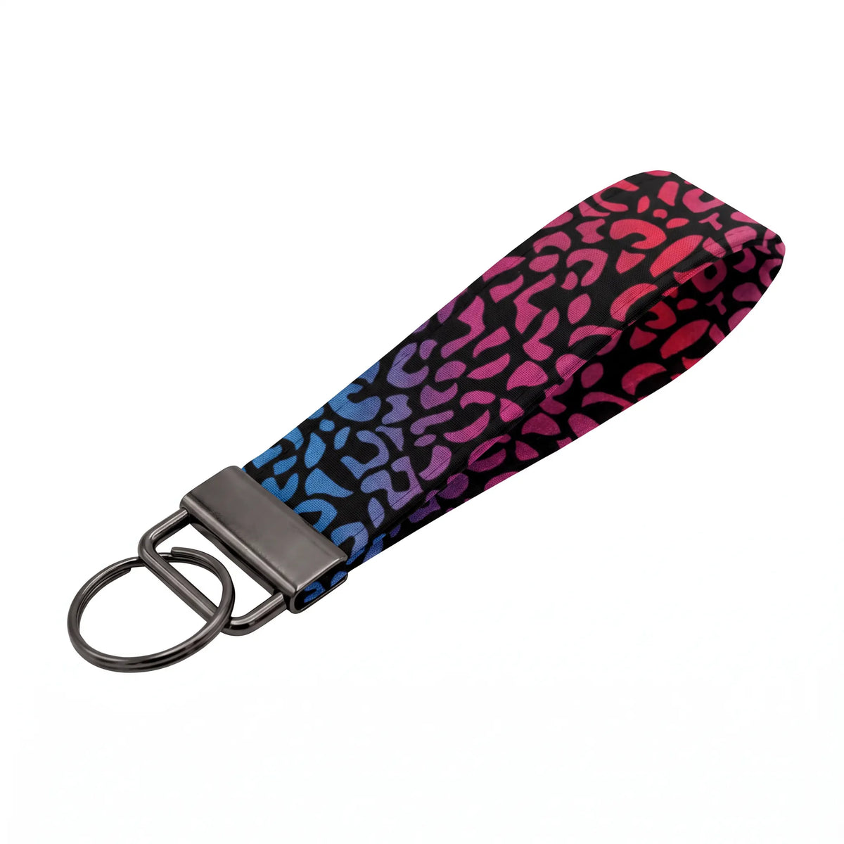 Rainbow Leopard Keychain Wristlet