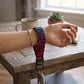 Rainbow Leopard Keychain Wristlet