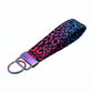 Rainbow Leopard Keychain Wristlet