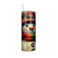 Vintage Rustic Snowman 20oz Skinny Tumbler