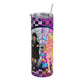Holographic Wednesday Addams & Enid Stained Glass 20oz Tumbler