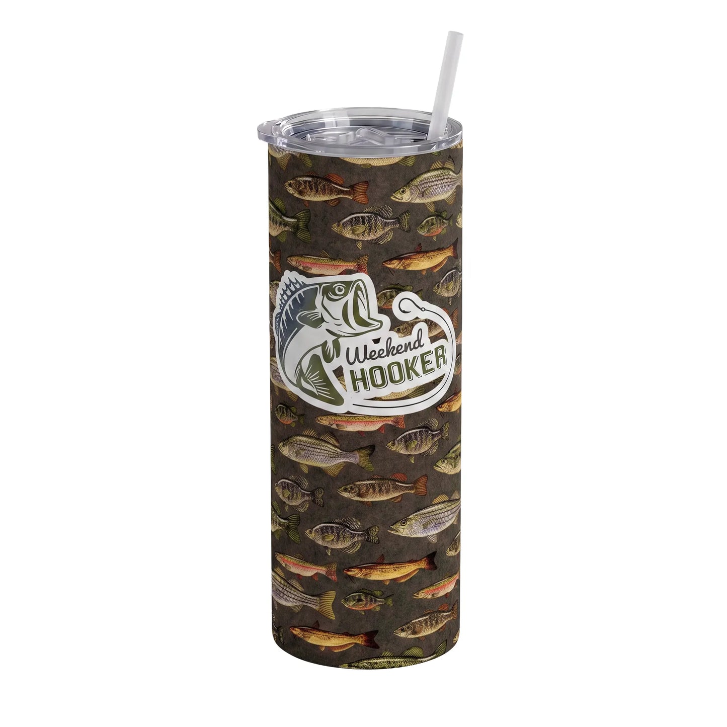 Weekend Hooker 20oz Fishing Skinny Tumbler