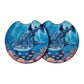 Whale Shark Underwater Coral Reef 2 Pack Neoprene Car Coaster Set