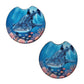 Whale Shark Underwater Coral Reef 2 Pack Neoprene Car Coaster Set
