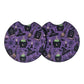 Gothic Witchcraft Cauldron Spellbook 2-Pack Neoprene Car Coaster Set