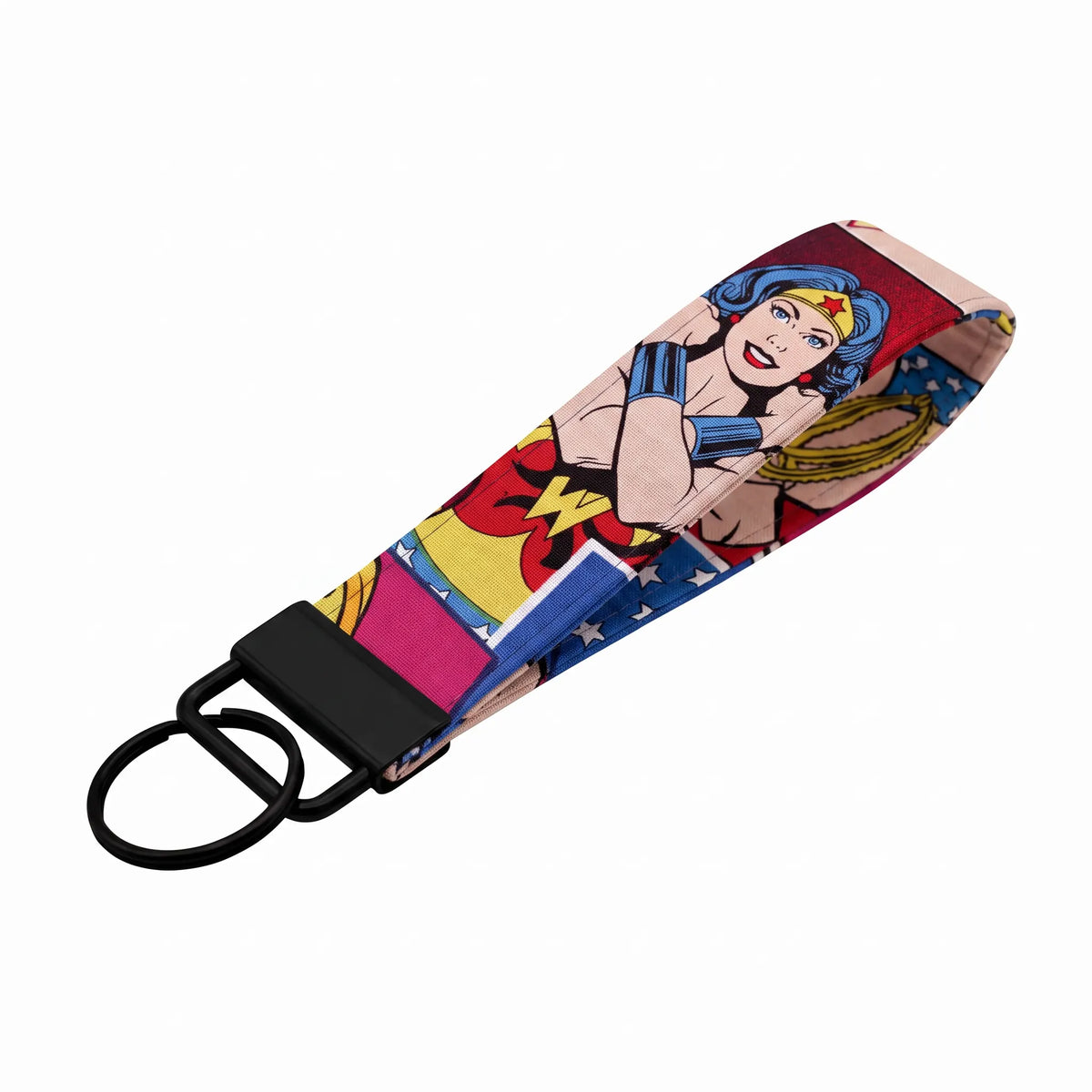 Retro Wonder Woman Comic Keychain Wristlet