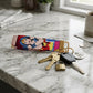 Retro Wonder Woman Comic Keychain Wristlet