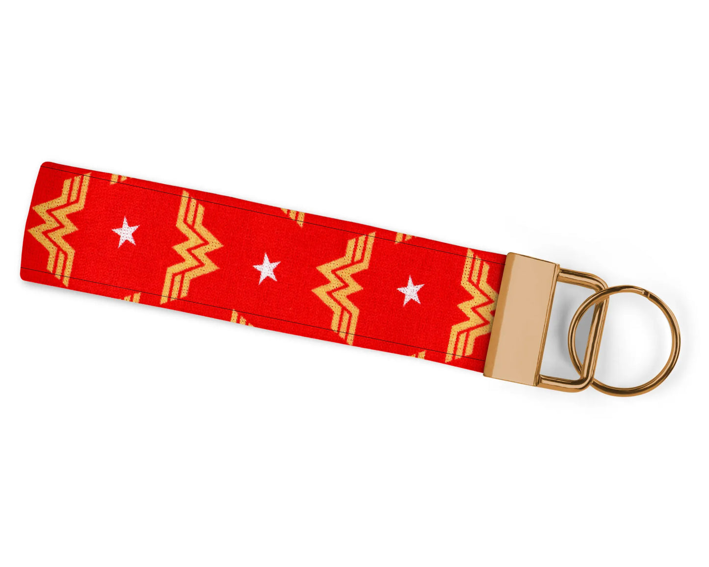 Wonder Woman Logo Pattern Wristlet