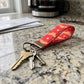 Retro Wonder Woman Logo Keychain Wristlet