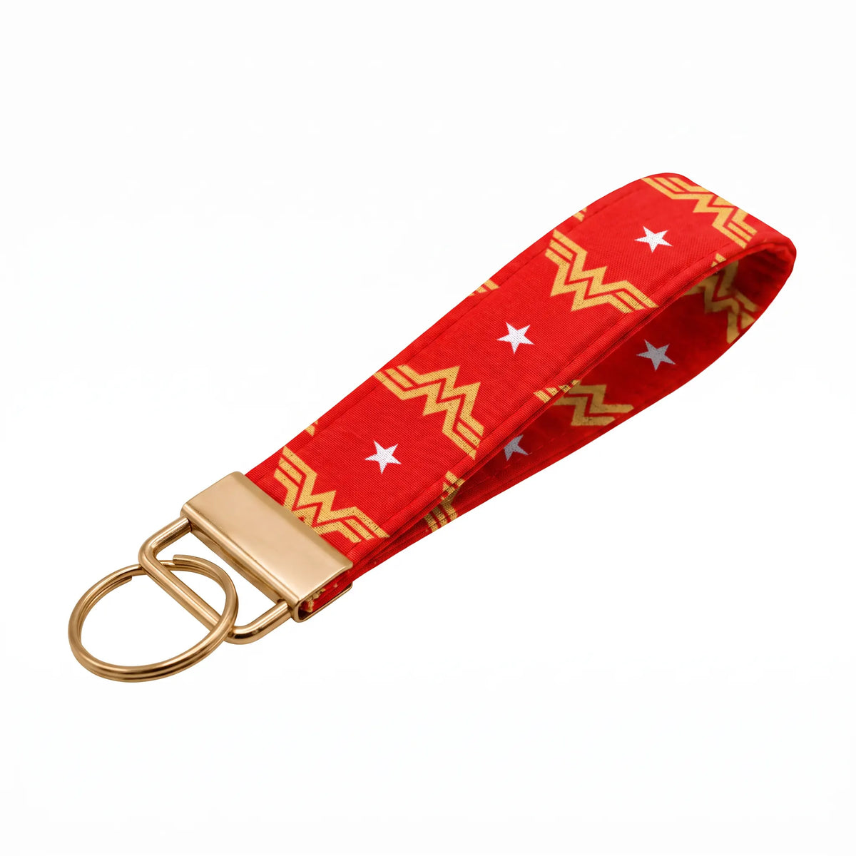 Retro Wonder Woman Logo Keychain Wristlet