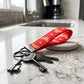 Retro Wonder Woman Logo Keychain Wristlet