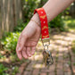 Retro Wonder Woman Logo Keychain Wristlet