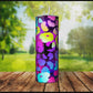 20 oz Vibrant Leopard Print Splashed Paint Sublimation Tumbler - Imperfect