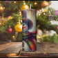 20 oz Vibrant Vintage Style Snowman Christmas Sublimation Tumbler