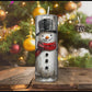 20 oz Vintage Style Snowman Snowing Distressed Wood Sublimation Tumbler - Imperfect