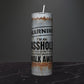 20 oz Warning Asshole Walk Away Sublimation Tumbler - Imperfect