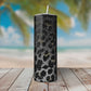 20 oz Glitter Leopard Print Sublimation Tumbler