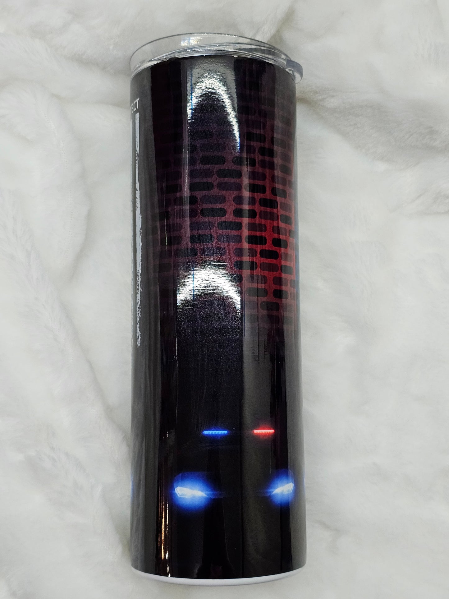 Police Back the Blue American Flag Sublimation Tumbler - Imperfect