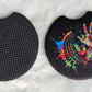 Offroad Peace Hand & Tire Track 2 Pack Neoprene Car Coaster Set