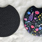 Rainbow Wildflower Meadow 2 Pack Neoprene Car Coaster Set