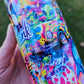 20oz Skinny Lisa Frank Characters Rhinestone Print Sublimation Tumbler - Imperfect