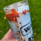 20 oz Warning Asshole Walk Away Sublimation Tumbler - Imperfect