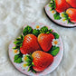 Strawberries 2 Pack Neoprene Car Coaster Set