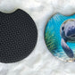 Manatee Underwater Marine Life 2 Pack Neoprene Car Coaster Set