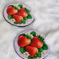 Strawberries 2 Pack Neoprene Car Coaster Set