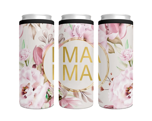 12 oz Slim MA MA Floral Duozie