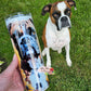 20 oz Holographic Boxer Dog Flowers Sublimation Tumbler - Imperfect