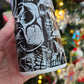 20 oz Skinny Grey Skull Sublimation Tumbler - Imperfect
