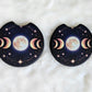 Celestial Moon Cosmic 2 Pack Neoprene Car Coaster Set