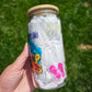 16 oz Sublimation Clear Glass Can Life Is Better In Flip Flops - Imperfect