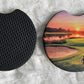 Golf Course Sunset 2 Pack Neoprene Car Coaster Set