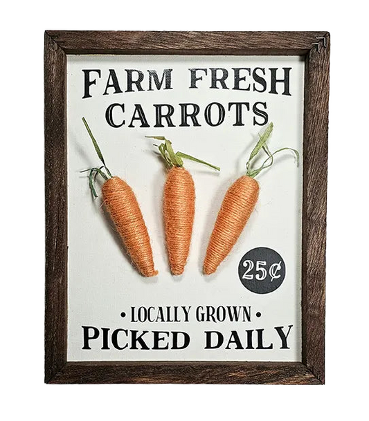 8"x10" Reverse Canvas Wood Frame Signs