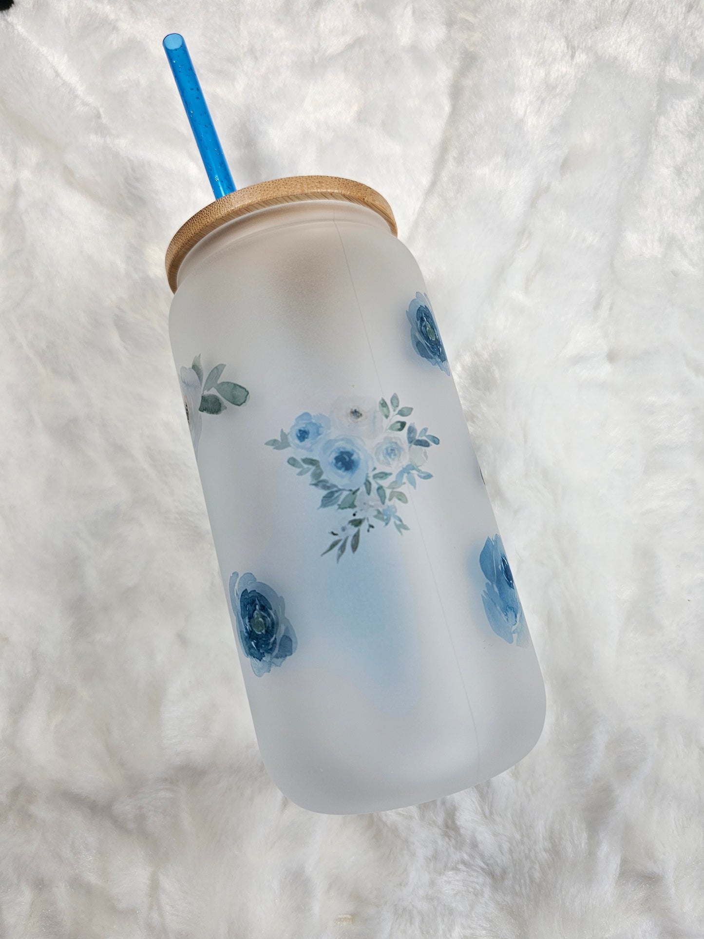 16 oz Sublimation Frosted Glass Can Adulting is Bullshit - Imperfect