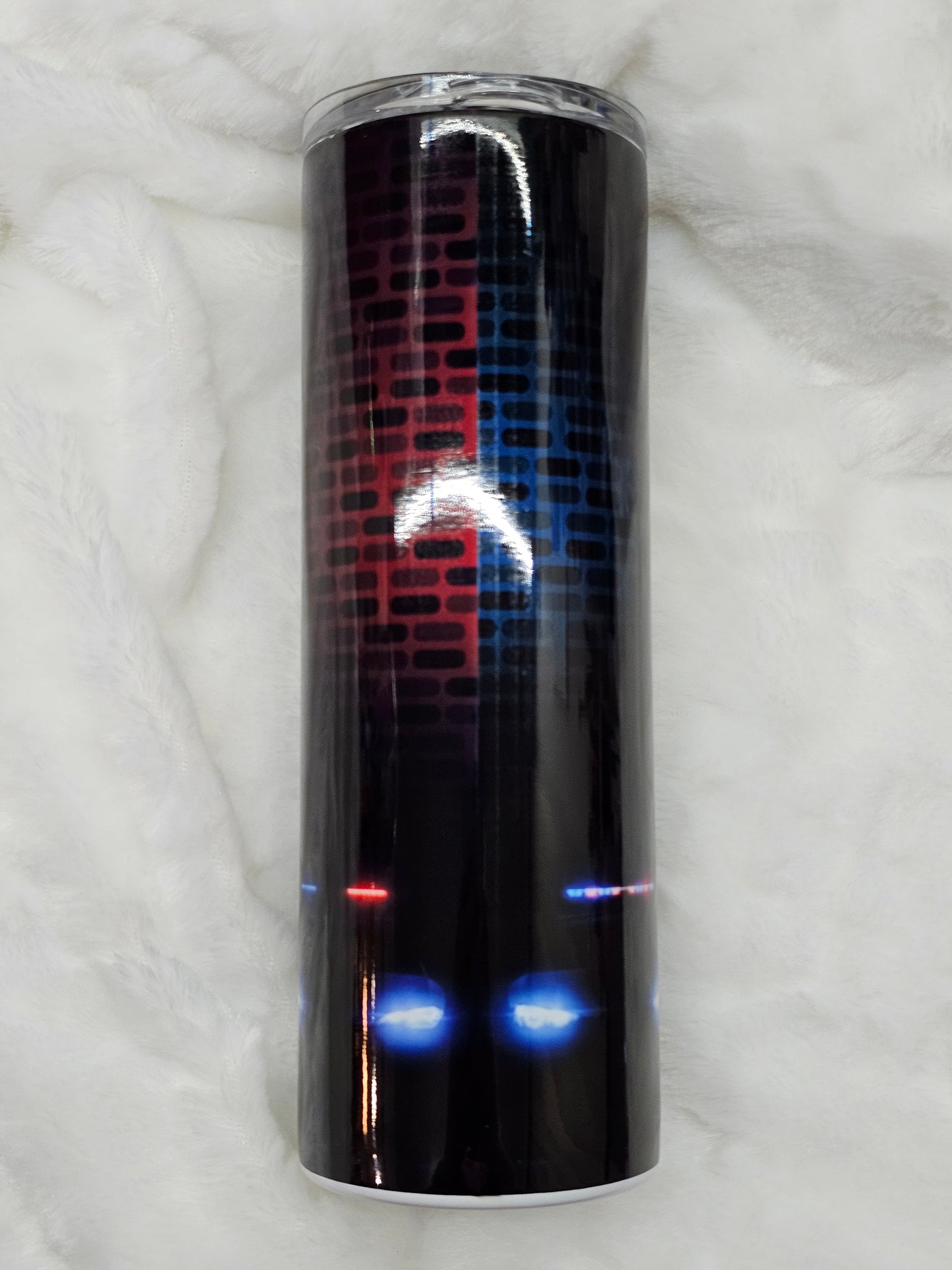 Police Back the Blue American Flag Sublimation Tumbler - Imperfect