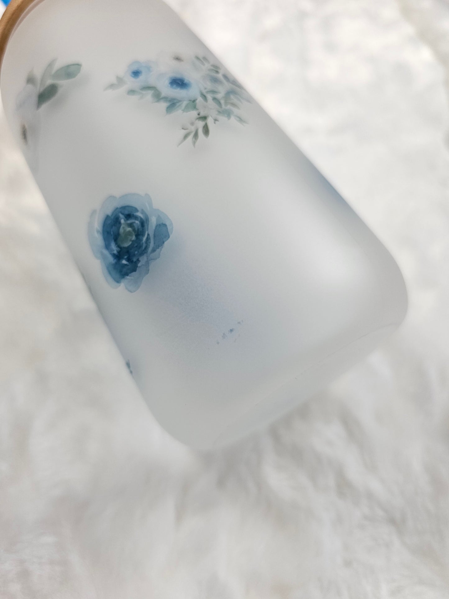 16 oz Sublimation Frosted Glass Can Adulting is Bullshit - Imperfect