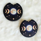 Celestial Moon Cosmic 2 Pack Neoprene Car Coaster Set