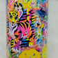 20 oz Skinny Lisa Frank Characters Rhinestone Print Sublimation Tumbler - Imperfect