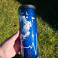 25 oz EMS Star of Life Blue Diamond Plate Sublimation Tumbler - Imperfect