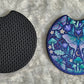 Whimsical Luna Moth 2 Pack Neoprene Car Coaster Set