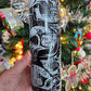 20 oz Skinny Grey Skull Sublimation Tumbler - Imperfect